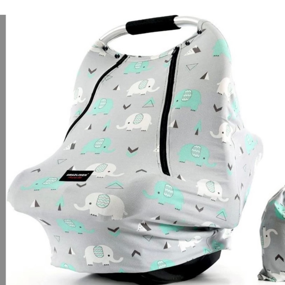 Warm elephant car seat cover